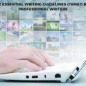 12 Essential Writing Guidelines Owned by Professional Writers