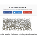 How To Increase Social Media Followers Using OnePress Social Locker?