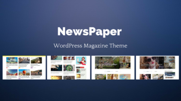 NewsPaper – An Engaging WordPress Theme For Content Rich Sites