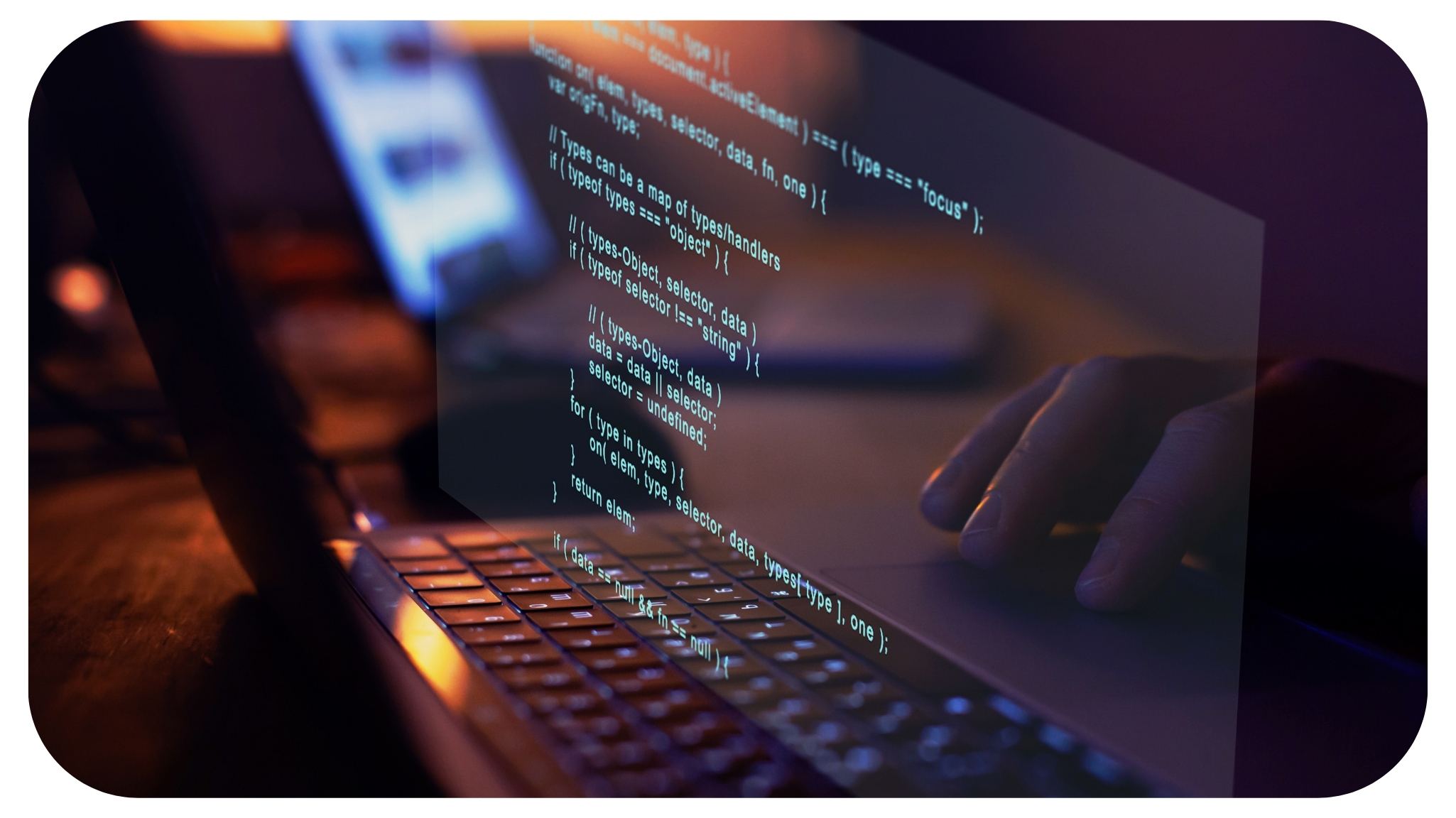 Programming code writing, software coding developing.